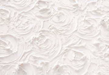 Flower pattern drywall plaster